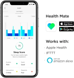 Withings Sleep - коврик для отслеживания сна под матрасом с анализом цикла сна