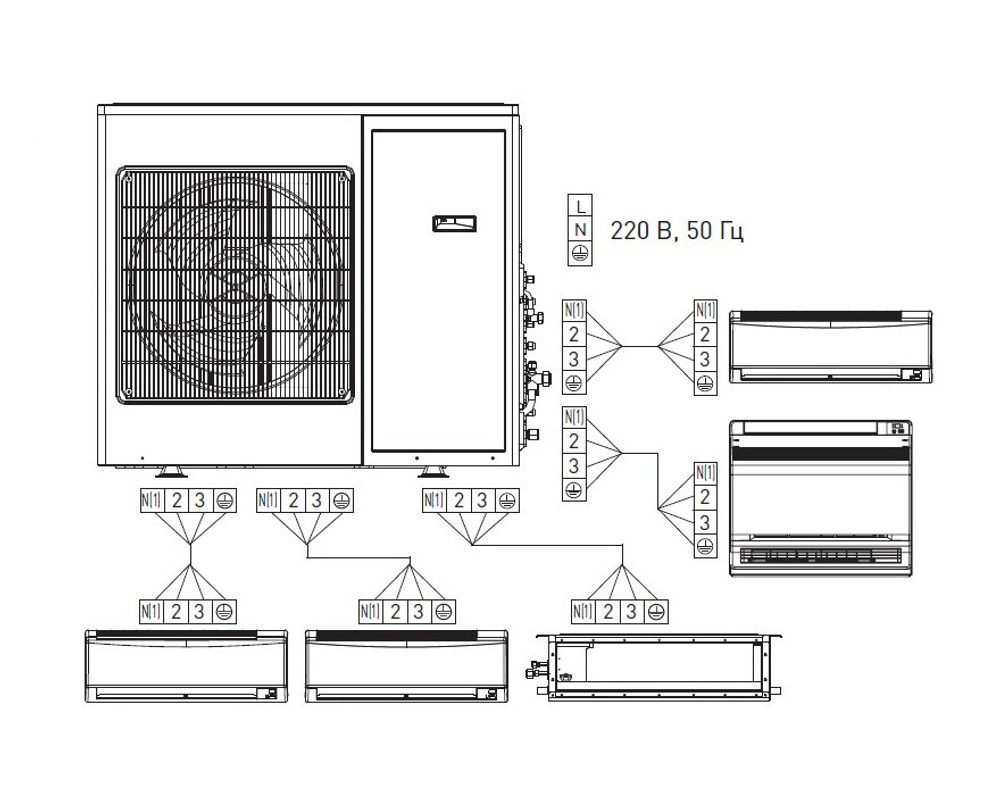 Наружный блок Tosot T28H-FMA/O inverter