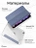 Чехол книжка для iPad mini 6/7 Gurdini Origami Case Лавандовый