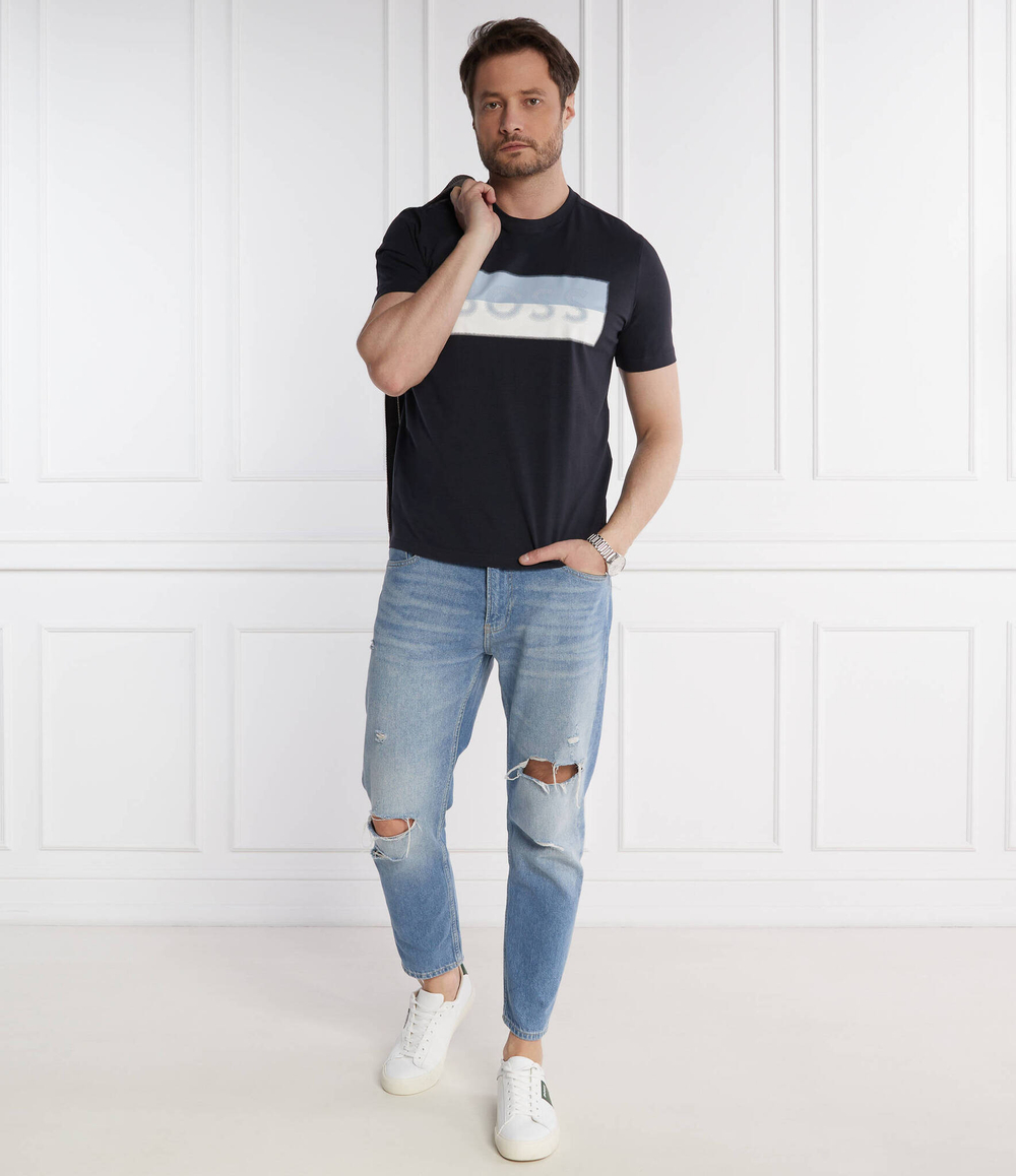 Футболка tee-9 BOSS GREEN - темно-синий(50512998)