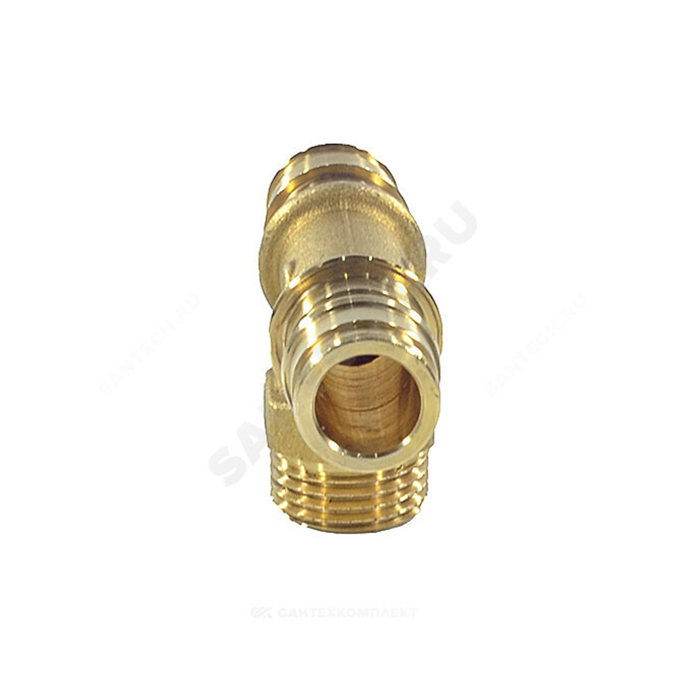 Тройник для PE-X труб радиальный латунь Дн 25х3/4"х25 НР GX153 Giacomini GX153Y045