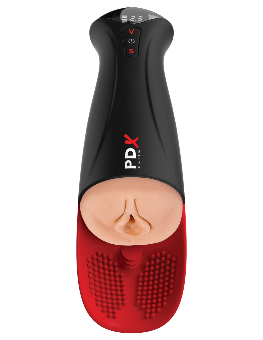 Мастурбатор в колбе с вибрацией Fuck-O-Matic Pro XL Pipedream RD55221PD