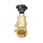 Клапан балансировочный ручной латунь 3180H Ду 20 G3/4" Ру16 Тмакс=120 оС ВР Kvs=4.15м3/ч без ниппелей Benarmo