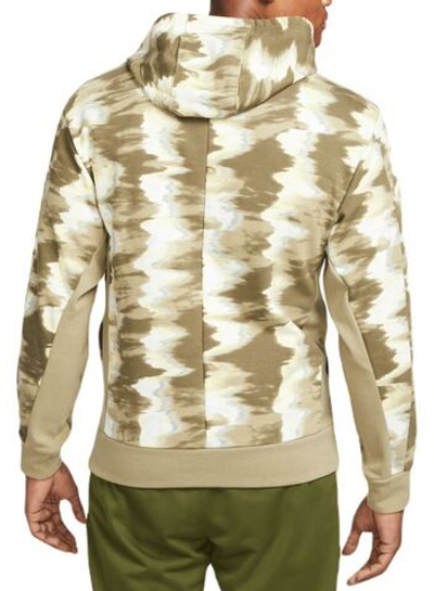 Мужская теннисная кофта Nike Court Fleece Tennis Hoodie - medium olive