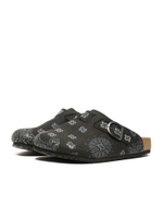 Мужские Клоги Black Paisley Suede