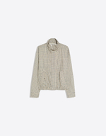Мужская клетчатая куртка на молнии, арт. 3901/752 - BERSHKA