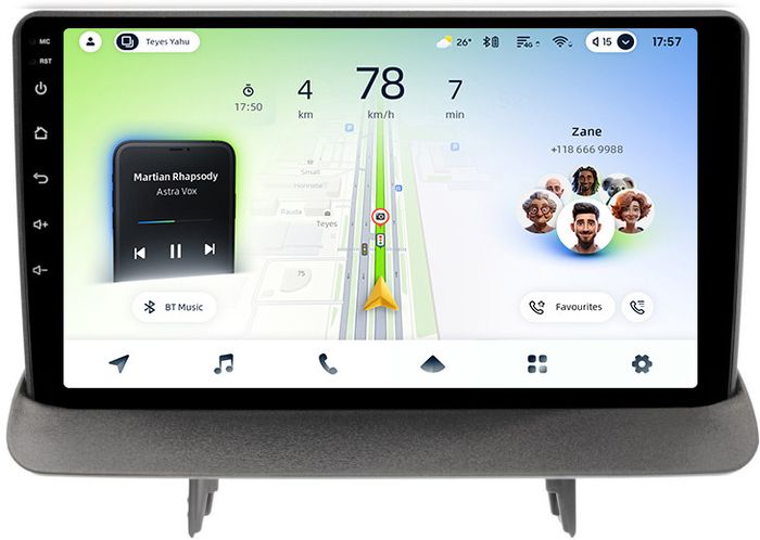 Магнитола для Opel Mokka 2012-2016 (рамка тип 2) - Teyes CC4L-DTS монитор 9" IPS, Android 14, Быстрая, Snapdragon 662, CarPlay, 4G SIM-слот