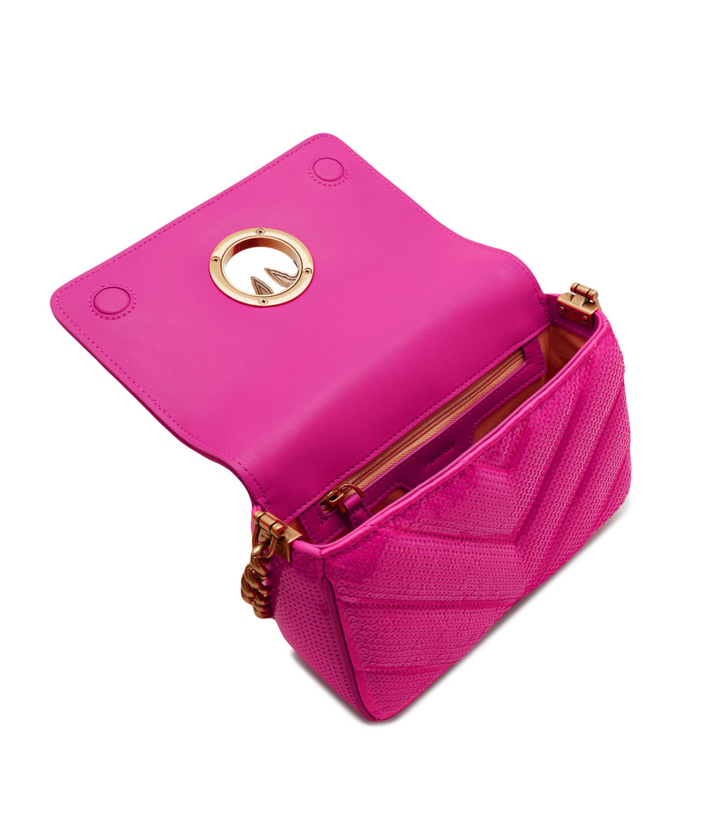 Кожаная сумка-мессенджер LOVE CLICK MINI Pinko - розовый(100067 A17J)