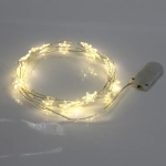 Гирлянда для дома «Звездочка» на батарейках 2,0 м 20 ламп LED, 1 реж., IP-20, Теплый белый