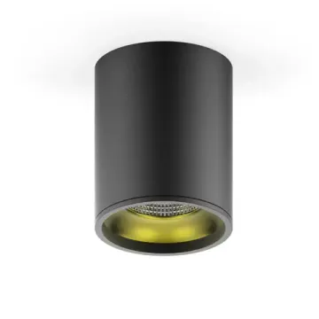 Накладной светодиодный светильник LED 12W 3000K HD008 чёрный Overhead Gauss
