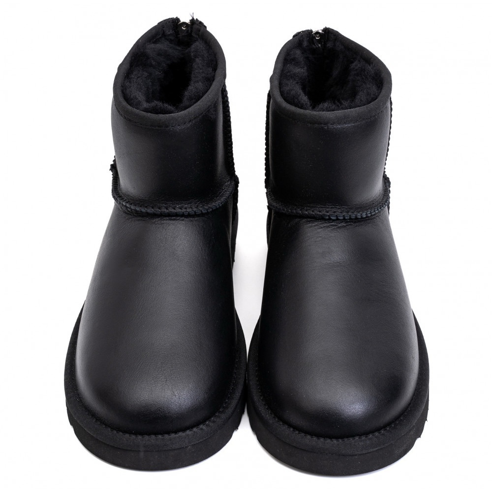 UGG Mens Classic Mini Zip Metallic Black