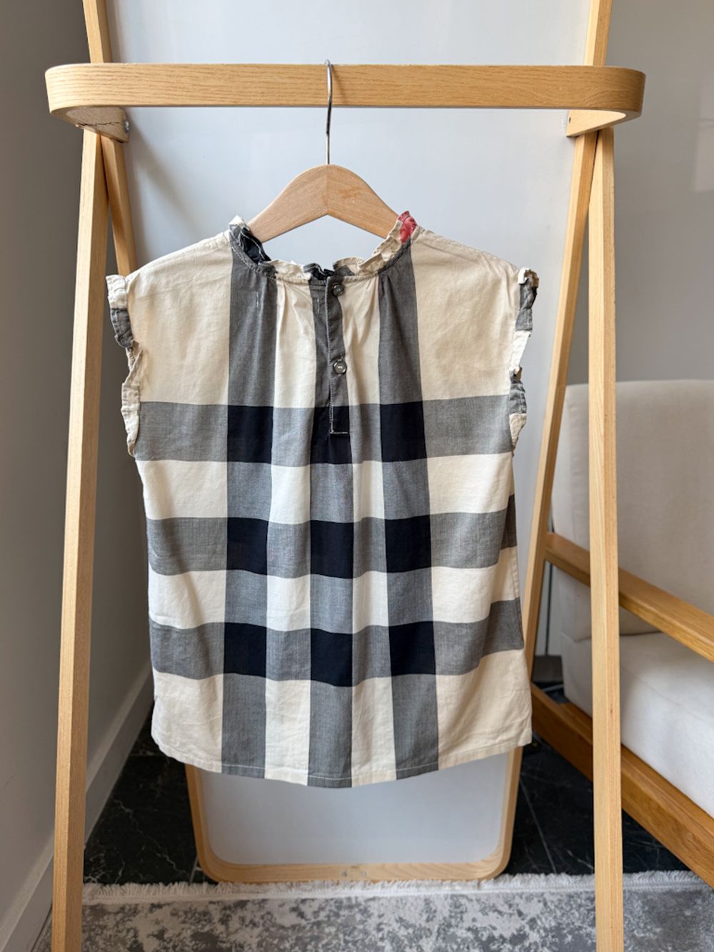 Хлопковая блузка Burberry, 116