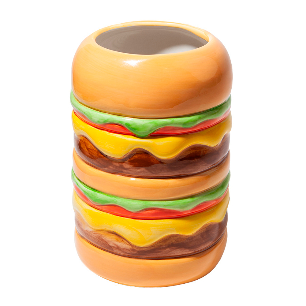 Ваза для цветов fast food, burger, 18 см
