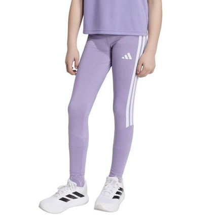 Детские брюки Adidas Girls Train Essentials 3 Stripes - magic lilac/white