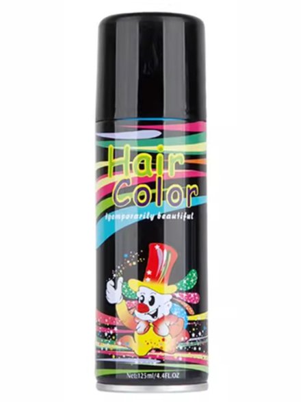 Leilu Hair Color Brown - Цветной лак для волос Коричневы 125 мл (чёрный баллончик)
