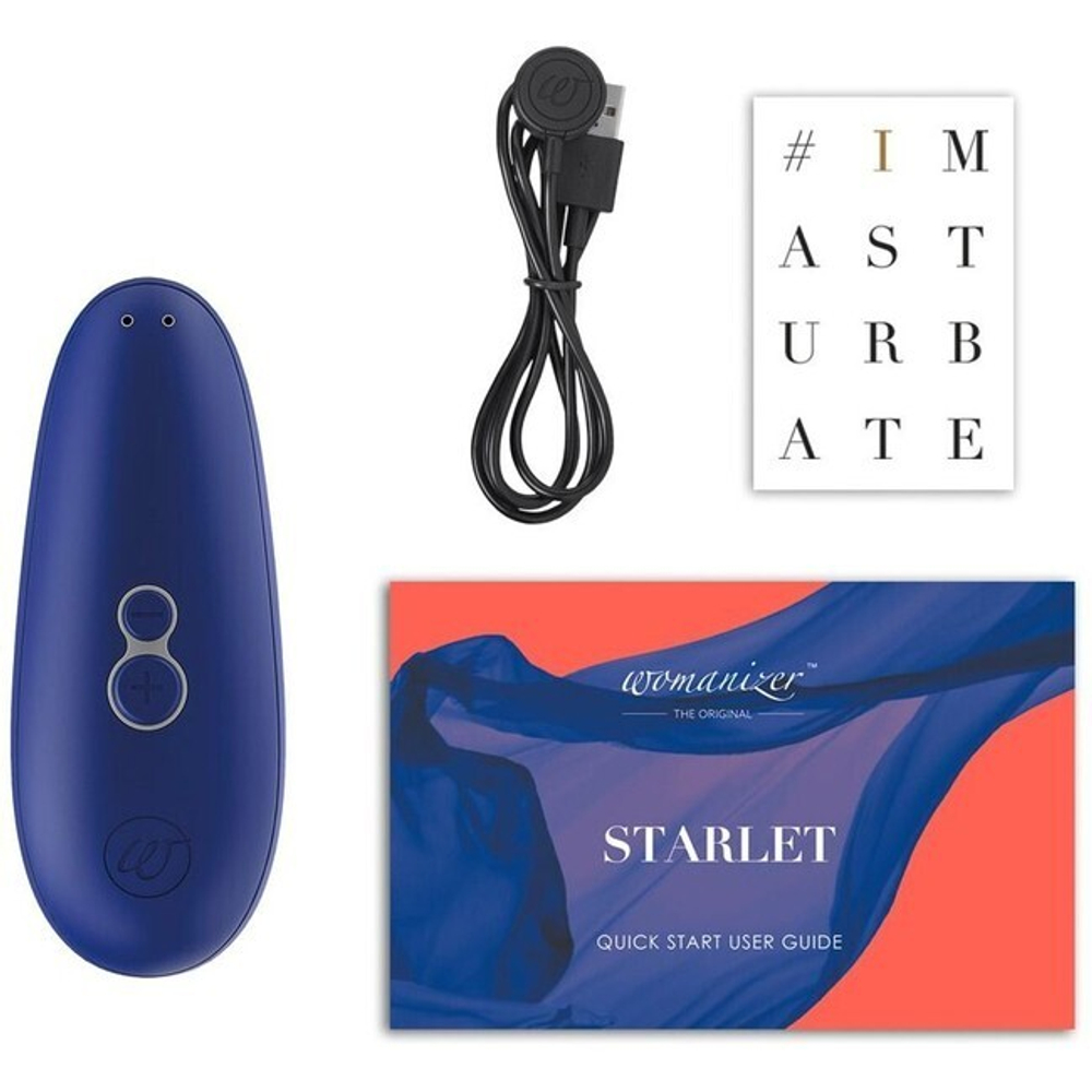 Бесконтактный клиторальный стимулятор Womanizer Starlet 2 (Цвет: синий)