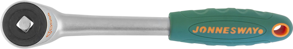 R6602 Рукоятка трещоточная ротационная со сквозным приводом 1/4"DR, 60 зубцов, 180 мм