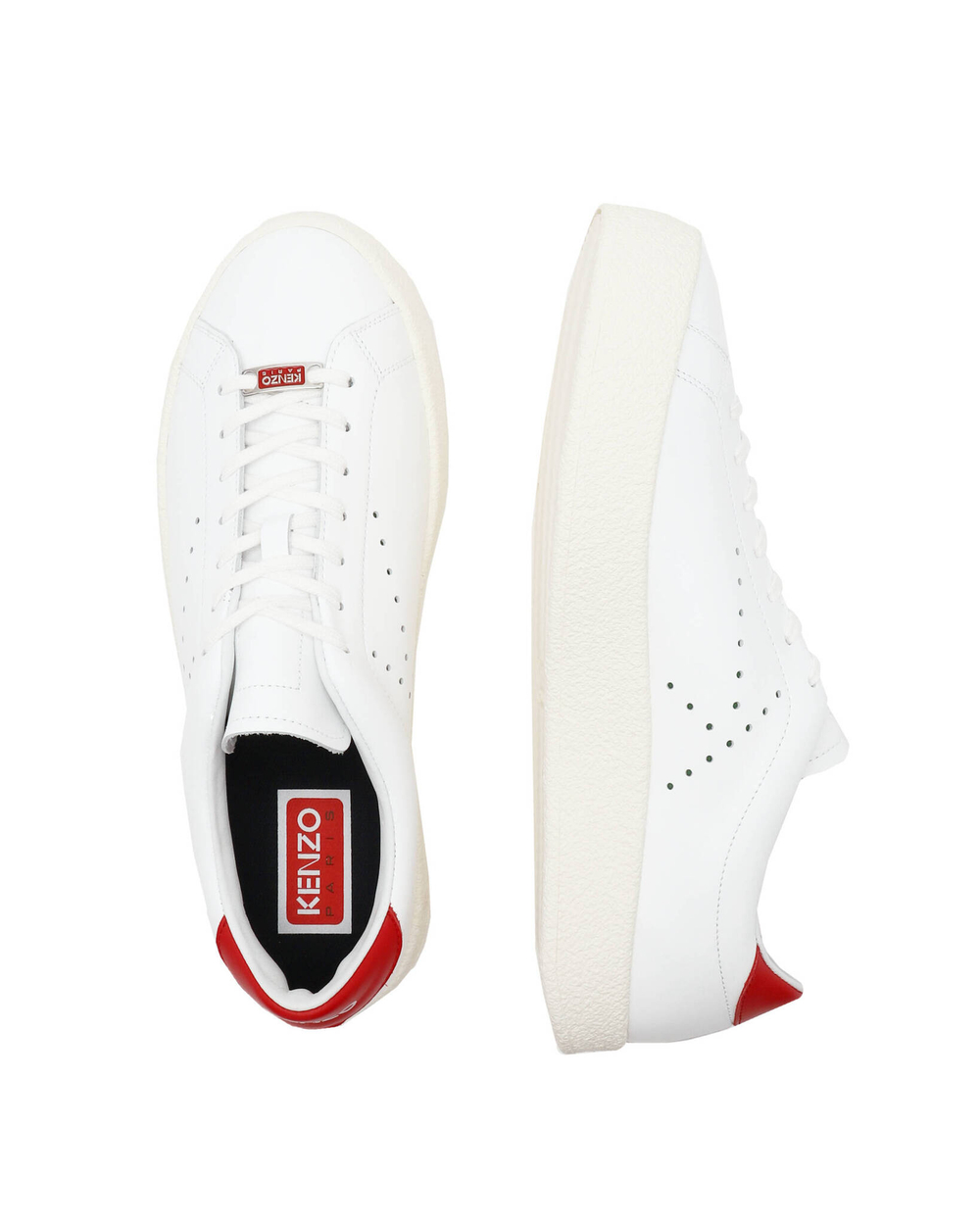 Кожаные кроссовки kenzoswing low Kenzo - белый(FC65SN030L50)