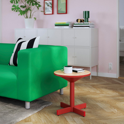 IKEA GRIMSARBO  (ИКЕА ГРИМСАРБО)  -  Столик - сосновая фанера/ярко-красный