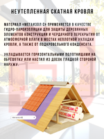 Паро-гидроизоляционная мембрана Мегаизол С 70 м2