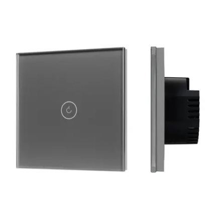 Выключатель сенсорный SWT-OMALI-S01-ZB-GR (250V, 10A, Zigbee) (Arlight, Стекло)