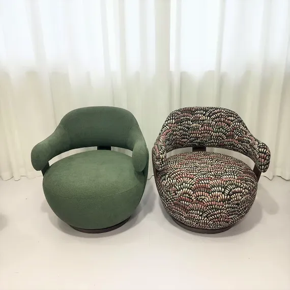 Крутящееся кресло 5070, зеленое