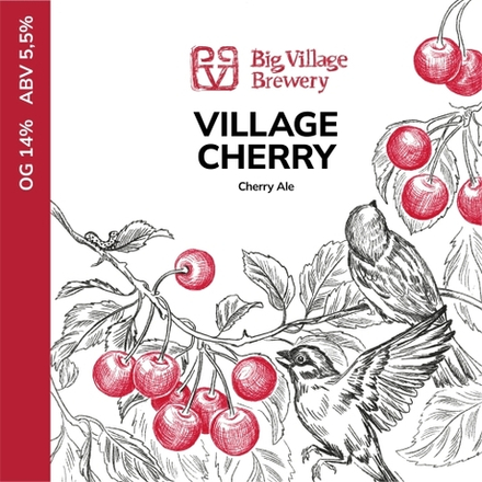 Пиво Биг Вилладж Вилладж Черри / Big Village Village Cherry 30л - кег