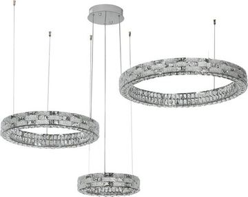 Люстра подвесная LED 150W 2800К-6500К 4014/09/03P хром Gabbana Stilfort