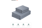 Комплект полотенец вафельных Home One 45х70 (2шт), 80х150 (2шт), серый