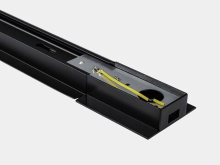 Шинопровод однофазный встраиваемый черный, TR-RC-BL-2