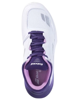 Женские Кроссовки теннисные Babolat SFX 4 All Court - white/dark purple