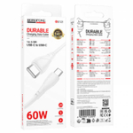 Кабель Type-C на Type-C Borofone BX121 60W (white)