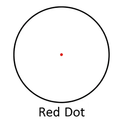 Коллиматор Nikko Stirling Flash 1X30mm NRD30H, 3 МOA, на Weaver - прицельная марка Red Dot