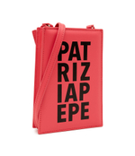Кожаная сумка для телефона Patrizia Pepe - коралловый(8B0052 L100)