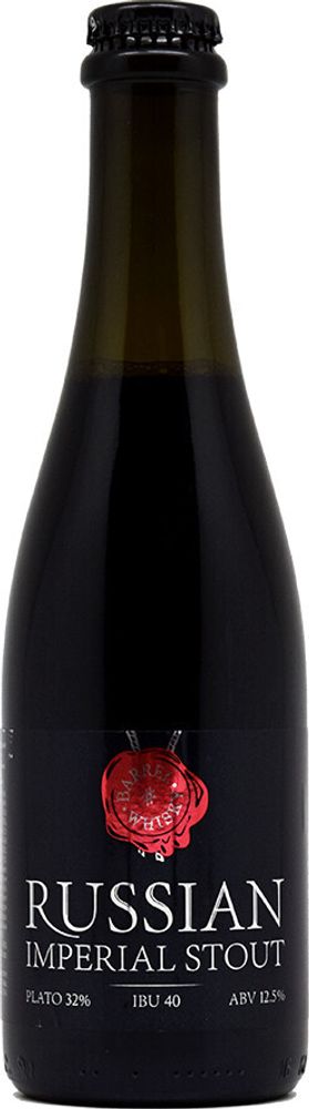 Пиво Коникс Русский Имперский Стаут Баррель Виски / Konix Russian Imperial Stout Barrel Whisky 0.375л - 6шт