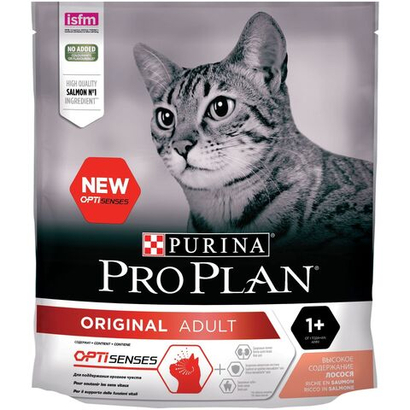 Сухой корм Pro Plan Adult  для взрослых кошек, лосось, 400 г