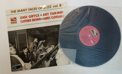 Винтажная виниловая пластинка LP Gigi Gryce Clifford Brown Art Farmer James Cleveland The Many Faces Of Jazz Vol. 8 (France 1973)
