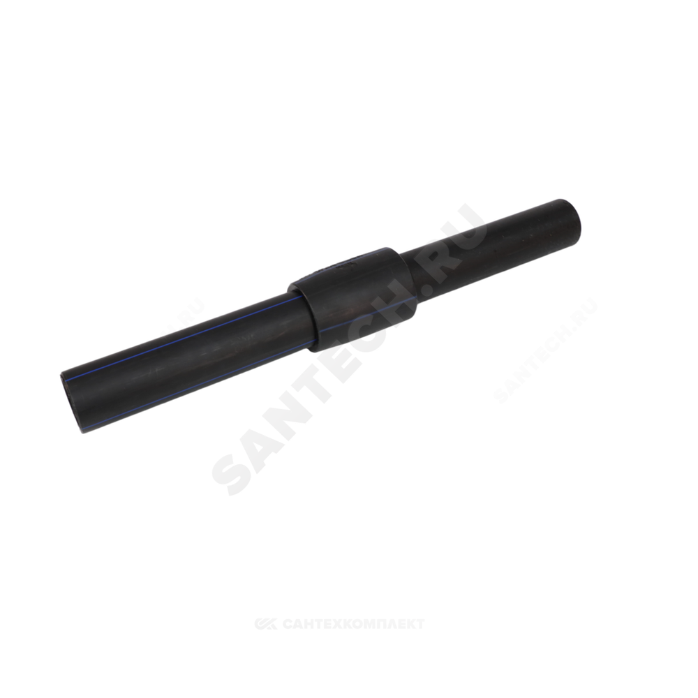 Переход ПЭ100-сталь неразъемный Дн 50х40 Ру16 SDR11